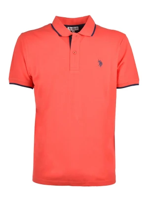 U.S. Polo Assn. Koszulka polo w kolorze koralowym rozmiar: XXL