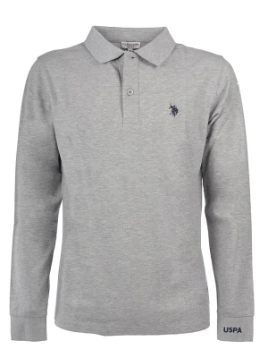 U.S. Polo Assn. Koszulka polo w kolorze szarym rozmiar: M