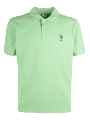 U.S. Polo Assn. Koszulka polo w kolorze zielonym rozmiar: L