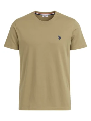U.S. Polo Assn. Koszulka w kolorze beżowym rozmiar: XXL