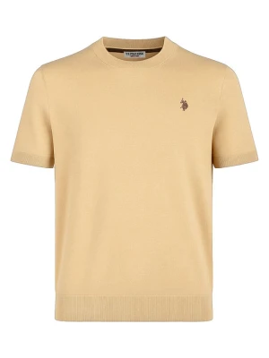 U.S. Polo Assn. Koszulka w kolorze beżowym rozmiar: M