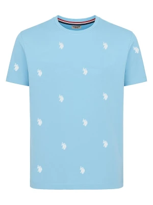 U.S. Polo Assn. Koszulka w kolorze błękitnym rozmiar: M
