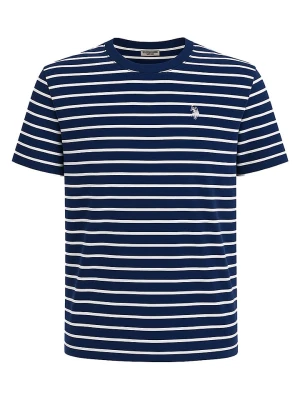 U.S. Polo Assn. Koszulka w kolorze granatowo-białym rozmiar: XL