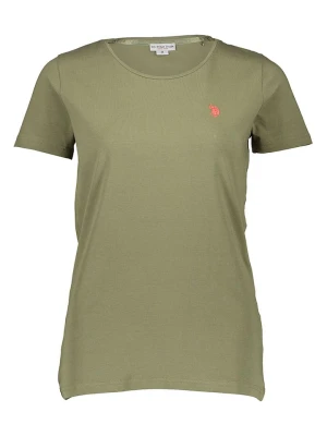 U.S. Polo Assn. Koszulka w kolorze khaki rozmiar: L