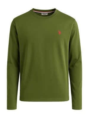 U.S. Polo Assn. Koszulka w kolorze oliwkowym rozmiar: L