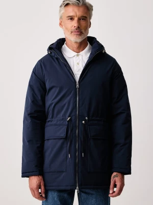 U.S. Polo Assn. kurtka męska SMART LONGLINE PADDED PARKA granatowy