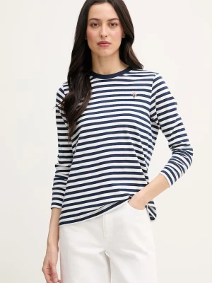 U.S. Polo Assn. longsleeve damskie bawełniane granatowy