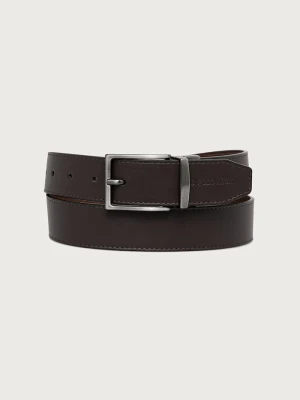 U.S. Polo Assn. pasek męski DALLAS H35 BONDED brązowy
