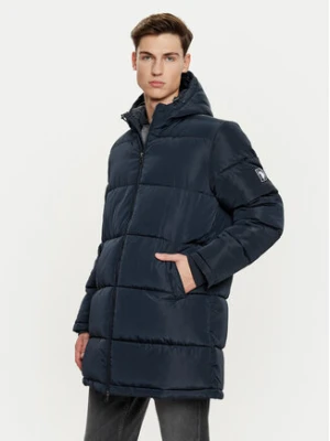 U.S. Polo Assn. Płaszcz zimowy MUP3712 Granatowy Regular Fit