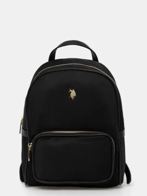 U.S. Polo Assn. plecak Houston damski kolor czarny mały gładki BEUHU6388WZC