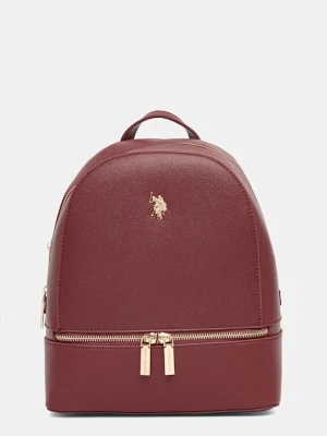U.S. Polo Assn. plecak Jones damski kolor bordowy mały BEUJE8653WVP