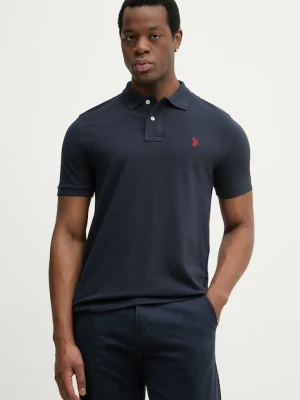 U.S. Polo Assn. polo męskie bawełniane DHM PIQUE