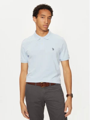 U.S. Polo Assn. Polo MUP3312 Błękitny Regular Fit