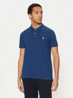 U.S. Polo Assn. Polo MUP3312 Granatowy Regular Fit