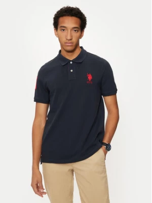 U.S. Polo Assn. Polo MUP3313 Granatowy Regular Fit