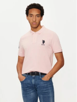 U.S. Polo Assn. Polo MUP3313 Różowy Regular Fit