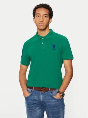 U.S. Polo Assn. Polo MUP3313 Zielony Regular Fit