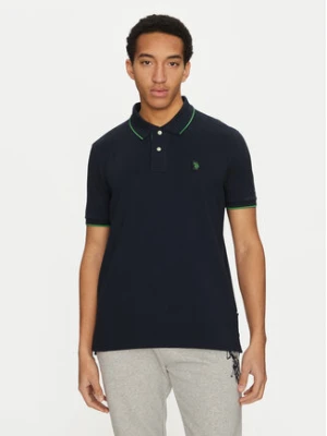 U.S. Polo Assn. Polo MUP3508 Granatowy Regular Fit