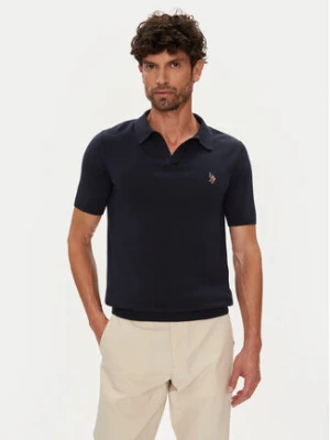 U.S. Polo Assn. Polo MUP3554 Granatowy Slim Fit