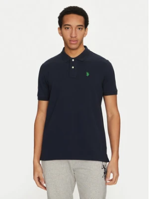 U.S. Polo Assn. Polo MUP3637 Granatowy Regular Fit