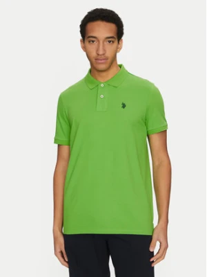 U.S. Polo Assn. Polo MUP3637 Zielony Regular Fit