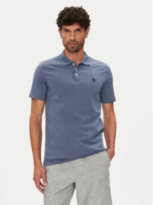 U.S. Polo Assn. Polo MUP3780 Niebieski Regular Fit