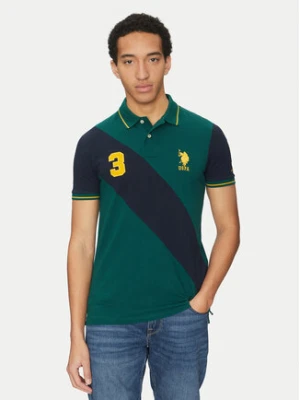 U.S. Polo Assn. Polo MUP3996 Zielony Regular Fit