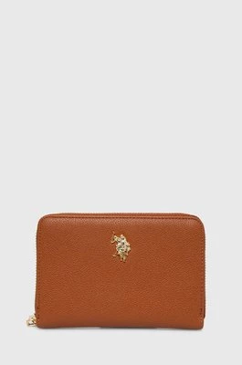 U.S. Polo Assn. portfel damski kolor brązowy