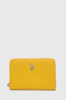 U.S. Polo Assn. portfel damski kolor żółty