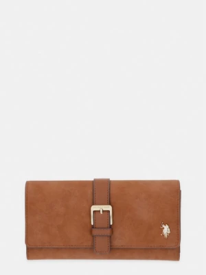 U.S. Polo Assn. portfel damski z imitacji skóry CHAMPANY