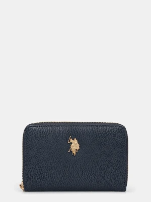 U.S. Polo Assn. portfel z imitacji skóry Jones granatowy