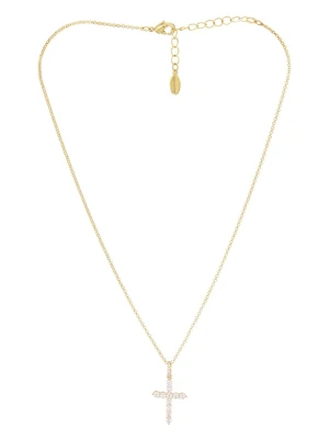 U.S. Polo Assn. Pozłacany naszyjnik z zawieszką - dł. 38 cm rozmiar: onesize złoty