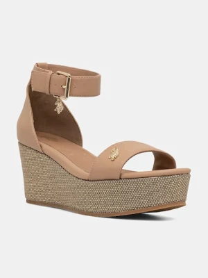 U.S. Polo Assn. sandały ALEIDA kolor brązowy ALEIDA001W/5Y1
