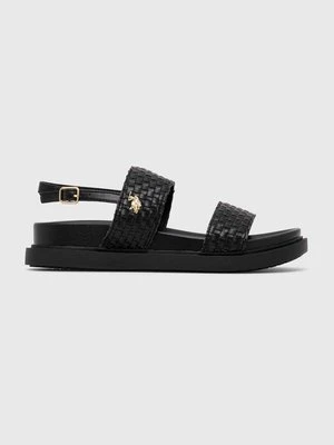 U.S. Polo Assn. sandały KARY damskie kolor czarny KARY001W 4Y1