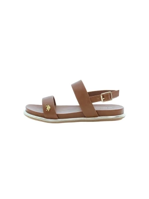 U.S. Polo Assn. Sandały w kolorze jasnobrązowym rozmiar: 39