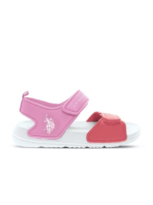 U.S. Polo Assn. Sandały w kolorze różowym rozmiar: 30