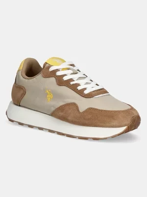 U.S. Polo Assn. sneakersy ALEXIS004M/5NS1 męskie kolor beżowy ALEXIS