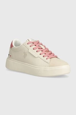 U.S. Polo Assn. sneakersy ASHLEY kolor beżowy ASHLEY001W/CYH1