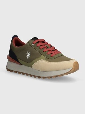 U.S. Polo Assn. sneakersy JASPER kolor zielony JASPER001M 4HN1