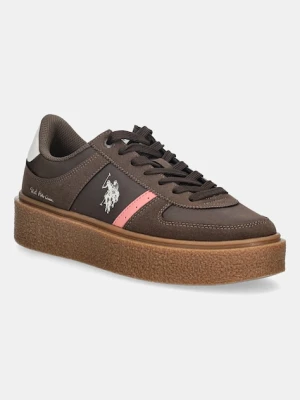 U.S. Polo Assn. sneakersy JODY001 damskie kolor brązowy JODY001W/ENU1