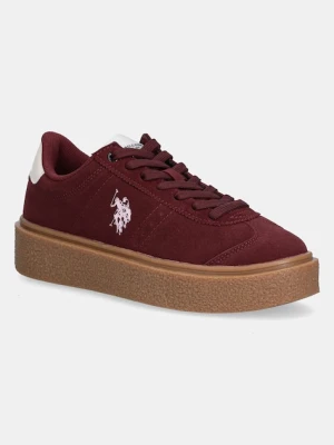 U.S. Polo Assn. sneakersy JODY002 damskie kolor bordowy JODY002W/EU1