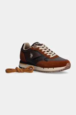 U.S. Polo Assn. sneakersy JUSTIN kolor brązowy JUSTIN001M/DYN1