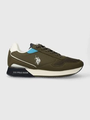 U.S. Polo Assn. sneakersy NOBIL kolor zielony NOBIL003M 4HY5