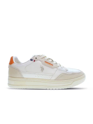U.S. Polo Assn. Sneakersy w kolorze biało-beżowo-pomarańczowym rozmiar: 42