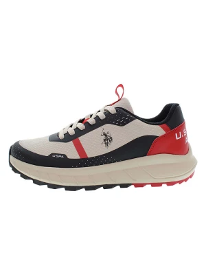 U.S. Polo Assn. Sneakersy w kolorze kremowo-czerwono-czarnym rozmiar: 44