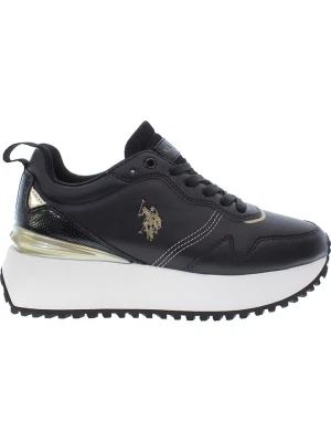 U.S. Polo Assn. Sneakersy w kolorze złoto-czarnym na koturnie rozmiar: 38