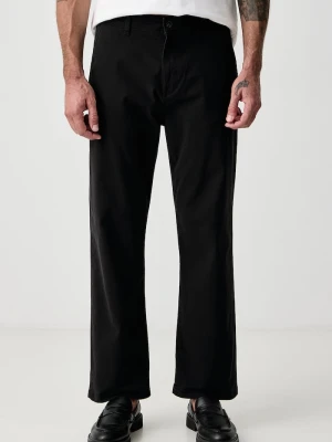 U.S. Polo Assn. spodnie męskie bawełniane z elastanem RELAXED FIT CHINO czarny