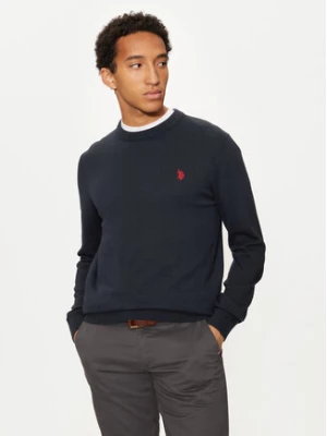 U.S. Polo Assn. Sweter MUP2961 Granatowy Regular Fit