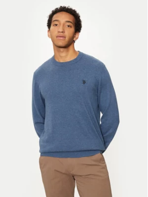 U.S. Polo Assn. Sweter MUP2961 Niebieski Regular Fit