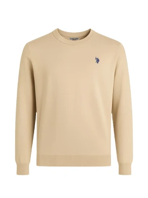 U.S. Polo Assn. Sweter w kolorze beżowym rozmiar: M